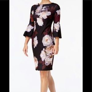 Calvin Klein floral print dress
